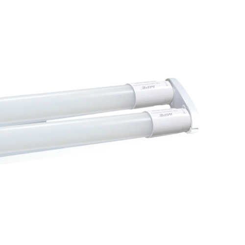 Bộ máng Led tube nhựa nano+PC MPE (bao gồm bóng) 2x18W 1.2m - MNT-220V ánh sáng vàng