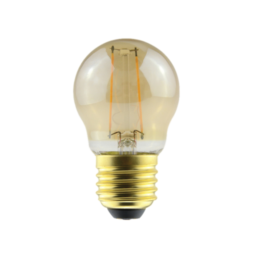 Đèn Led Bulb Filament 2.5W MPE, Ø45x80 mm - FLM-2/P45 ánh sáng vàng