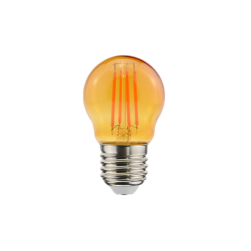 Đèn Led Bulb Filament màu 2.5W MPE, Ø35x98 mm - FLM-3OR , Màu cam