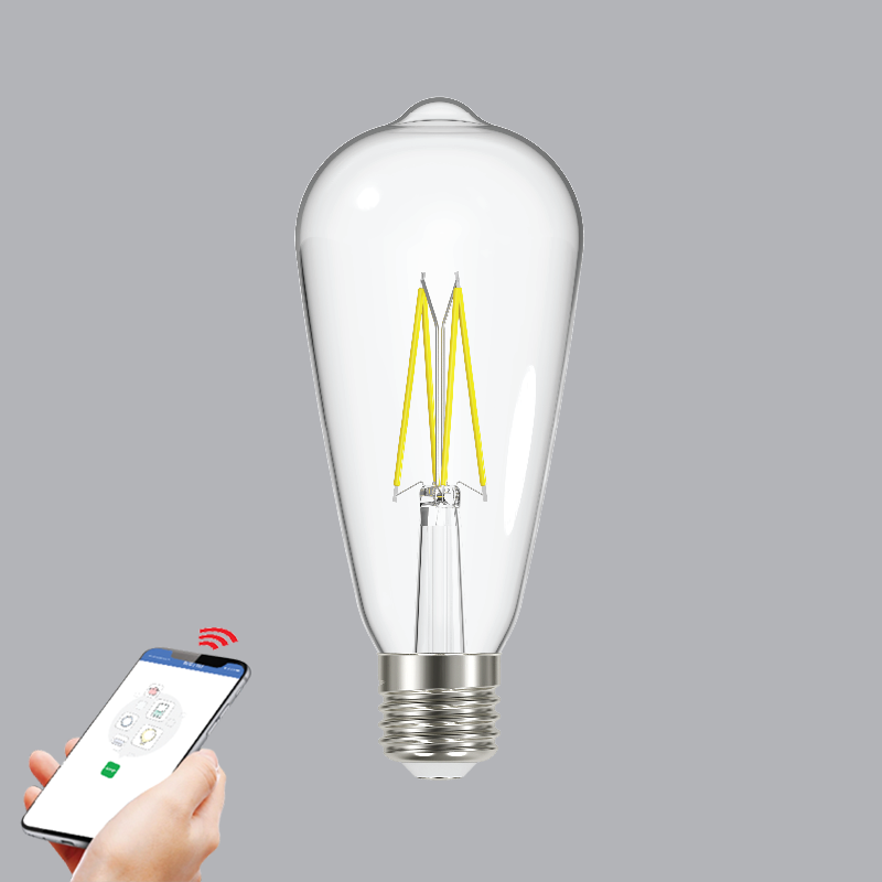 ĐÈN LED FILAMENT SMART-WIFI MPE 6W ST64SC FLM-6/ST64SC