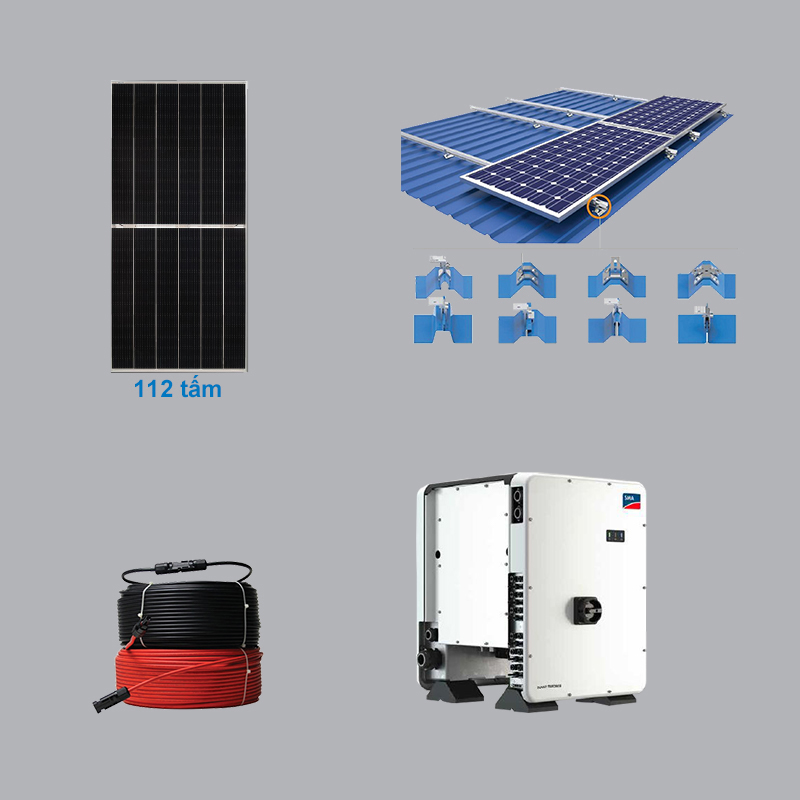 HỆ THỐNG ĐIỆN MẶT TRỜI 51.52 KWP 3 PHA