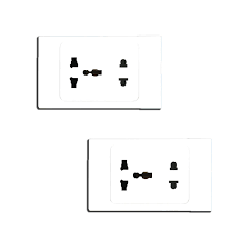 Ổ cắm đôi đa năng, ổ cắm đơn 16A MPE A20US2MN