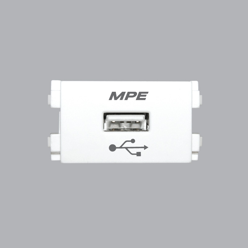 Ổ cắm sạc USB dc 5V-1000MA MPE A6USB