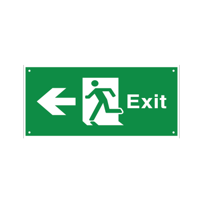 PHỤ KIỆN ĐÈN BÁO EXIT 1 MẶT TRÁI